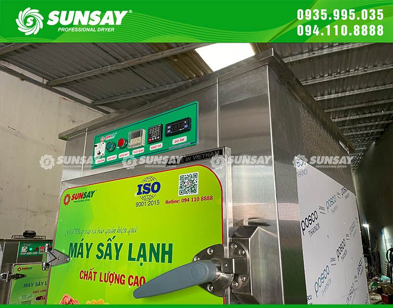 Thiết kế tay nắm chắc chắn đẹp công suất máy lớn