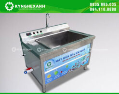 Máy rửa rau củ quả có kích thước nhỏ gọn, công nghệ sục khí hiện đại