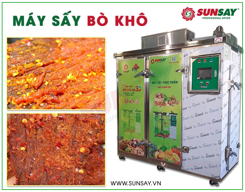 Giá máy sấy khô bò chất lượng