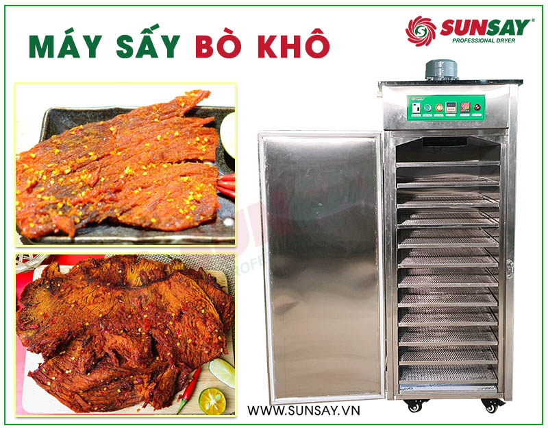 Lợi ích tuyệt vời mà máy sấy bò khô mang lại