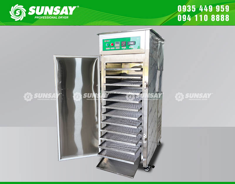 Máy sấy lạnh chanh dây SUNSAY có nhiều công suất và kích thước đa dạng sự lựa chọn cho khách hàng