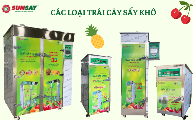 Các loại máy sấy lạnh SUNSAY chất lượng cao