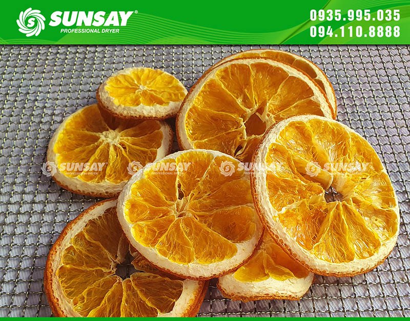 Máy sấy lạnh cam sấy dẻo