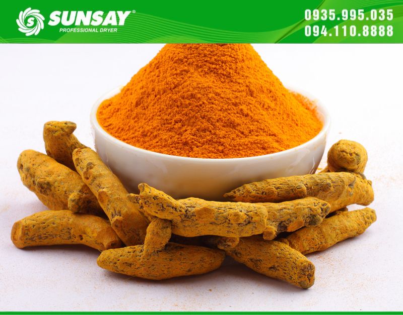 Máy sấy lạnh tinh bột nghệ