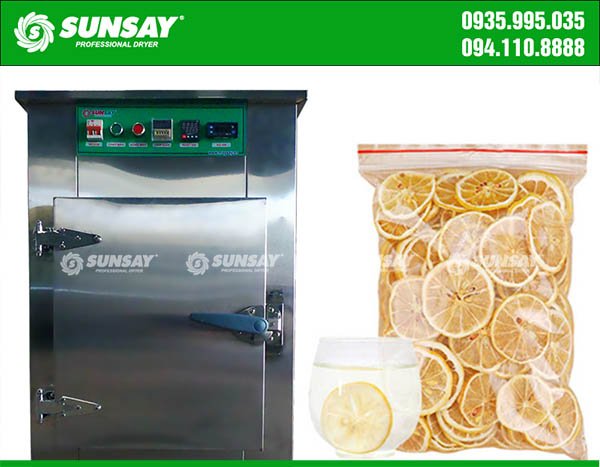 Máy sấy lạnh lá chanh