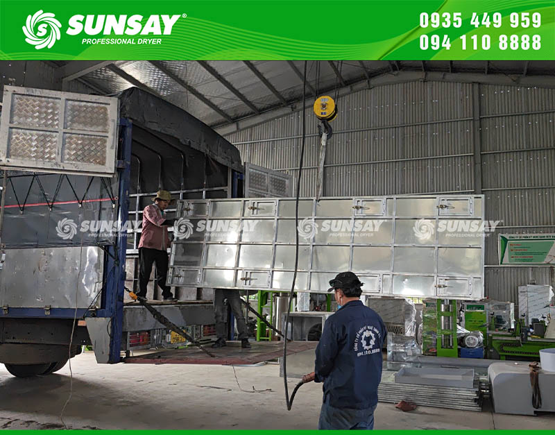 Máy sấy lạnh lá bạc hà