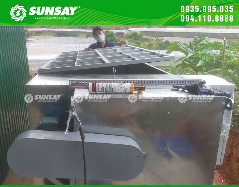 Máy sấy lạnh dứa sấy dẻo phù hợp với các hộ kinh doanh nhỏ lẻ