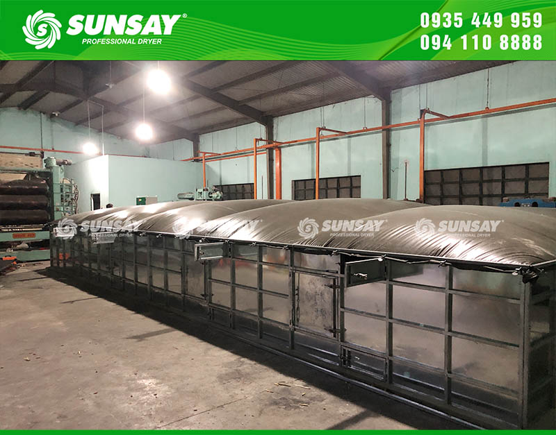 Máy sấy vĩ ngang SUNSAY đã được đưa vào hoạt động ổn định