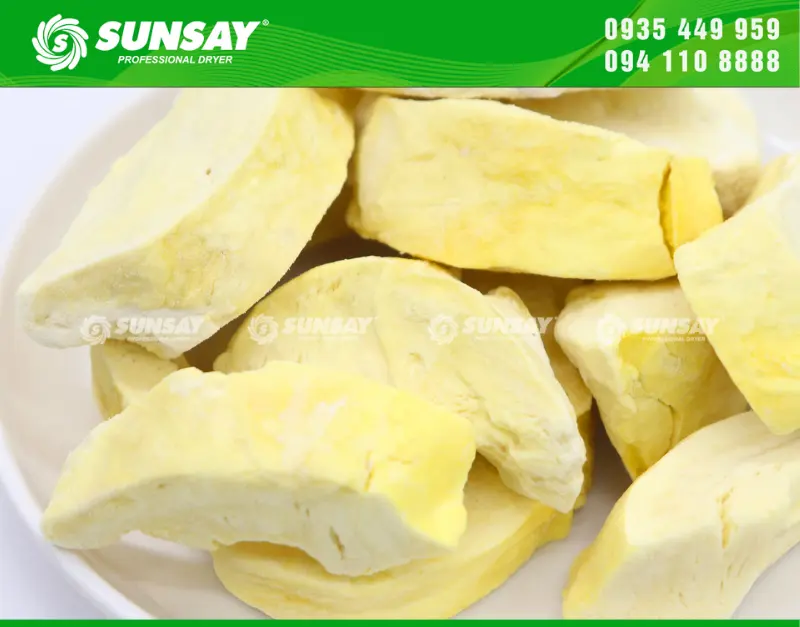 Sầu riêng sấy thăng hoa