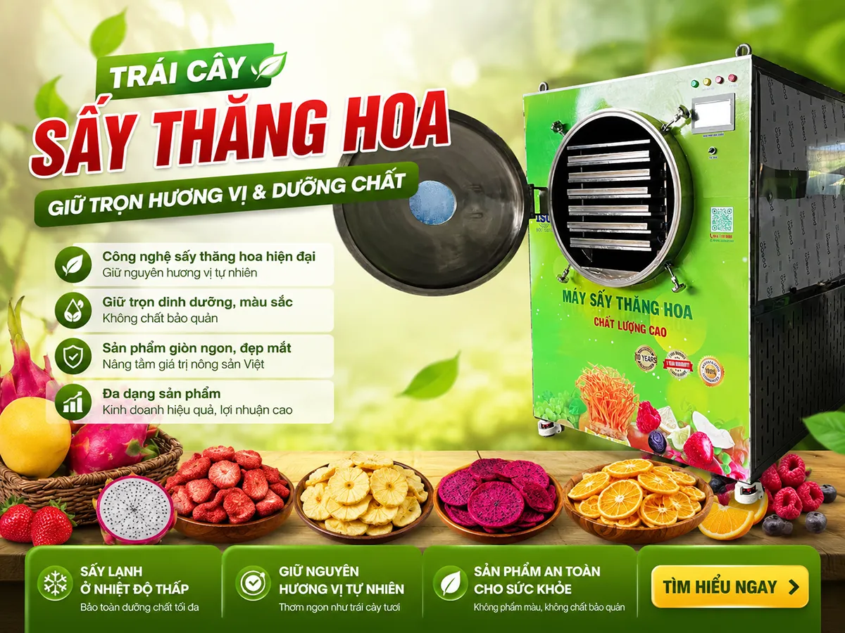 5 lợi ích nổi bật của trái cây sấy thăng hoa mà người bạn nên biết
